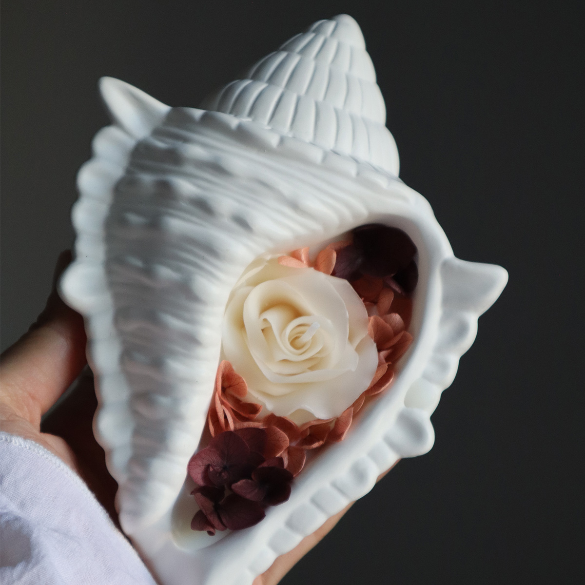 Candela artigianale Crisalide daphne