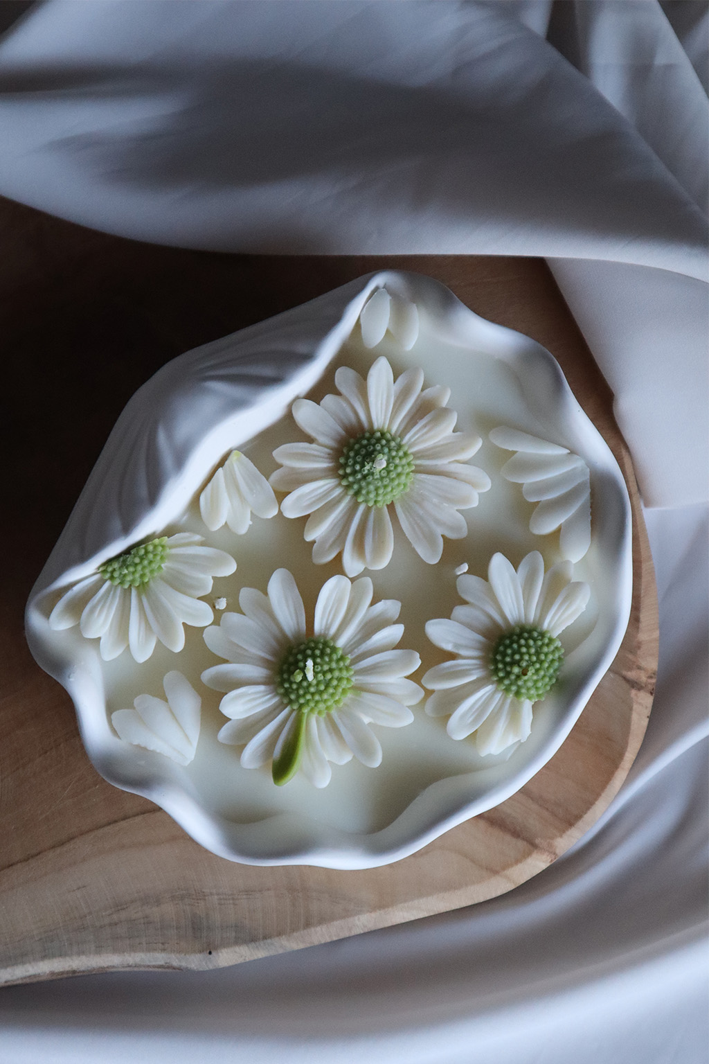 Candela cera di soia Crisalide perla