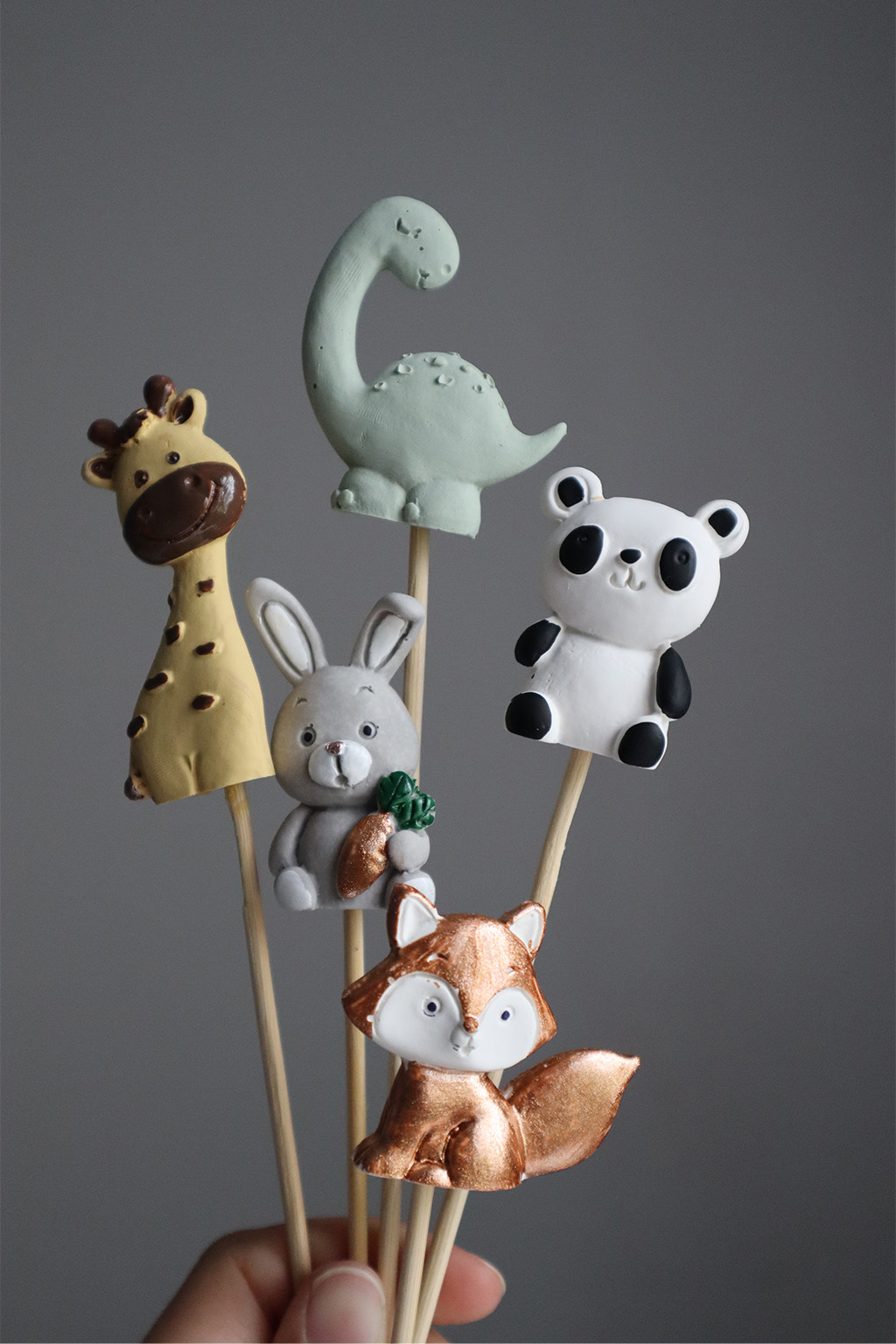 Decorazioni bastoncino animaletti
