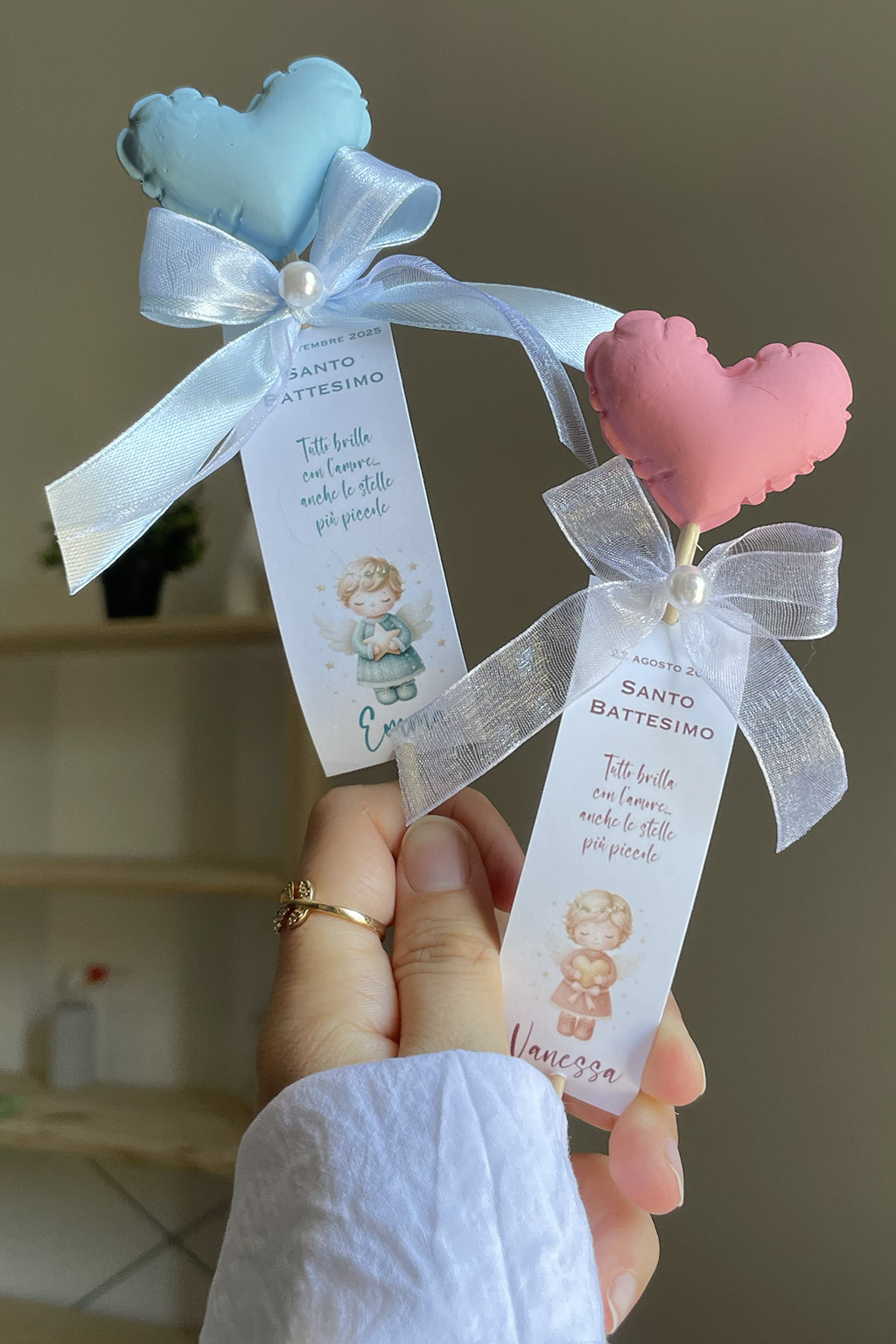 Decorazioni bastoncino cuore