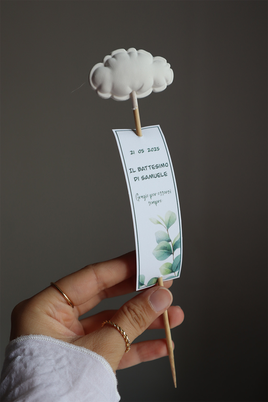 Decorazioni bastoncino nuvola