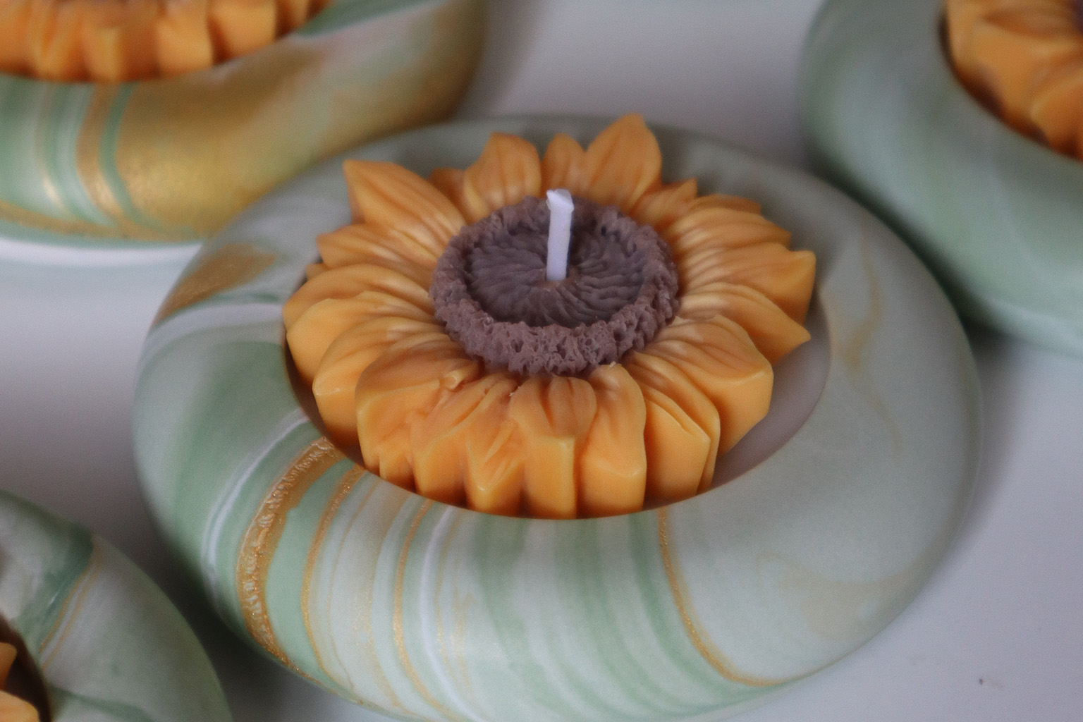 decori cera girasole