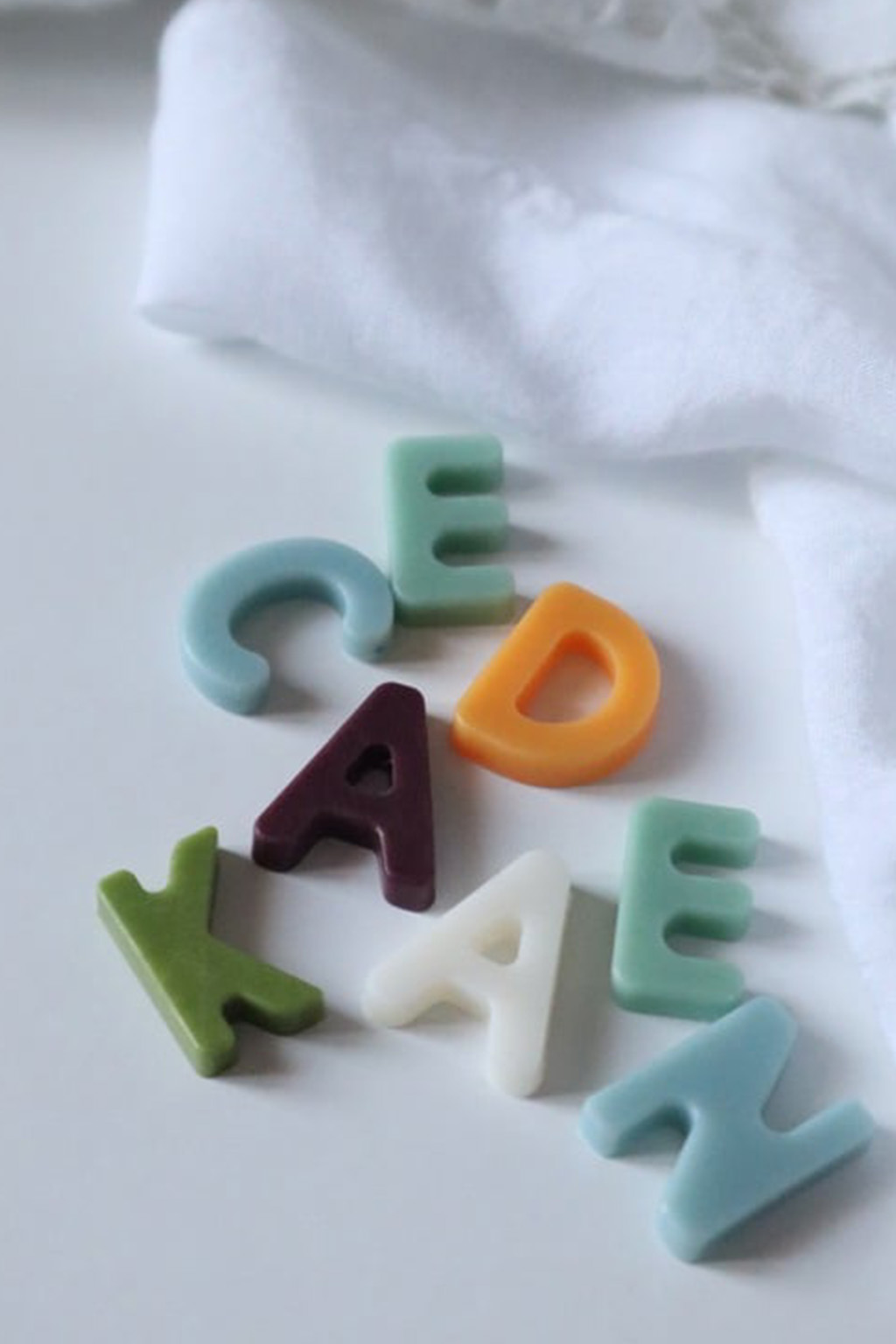 Decori cera lettere