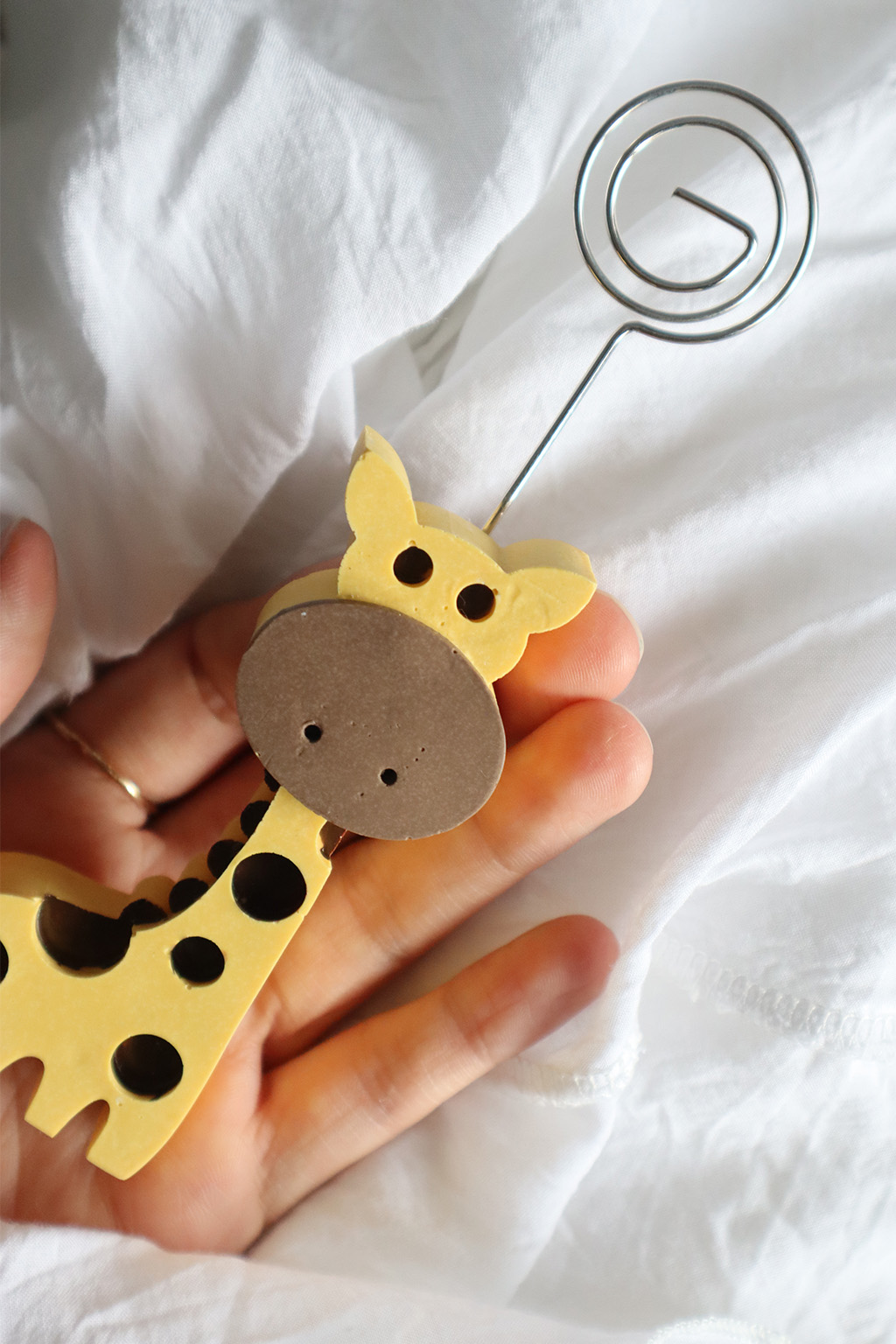 Giraffa portafoto Crisalide